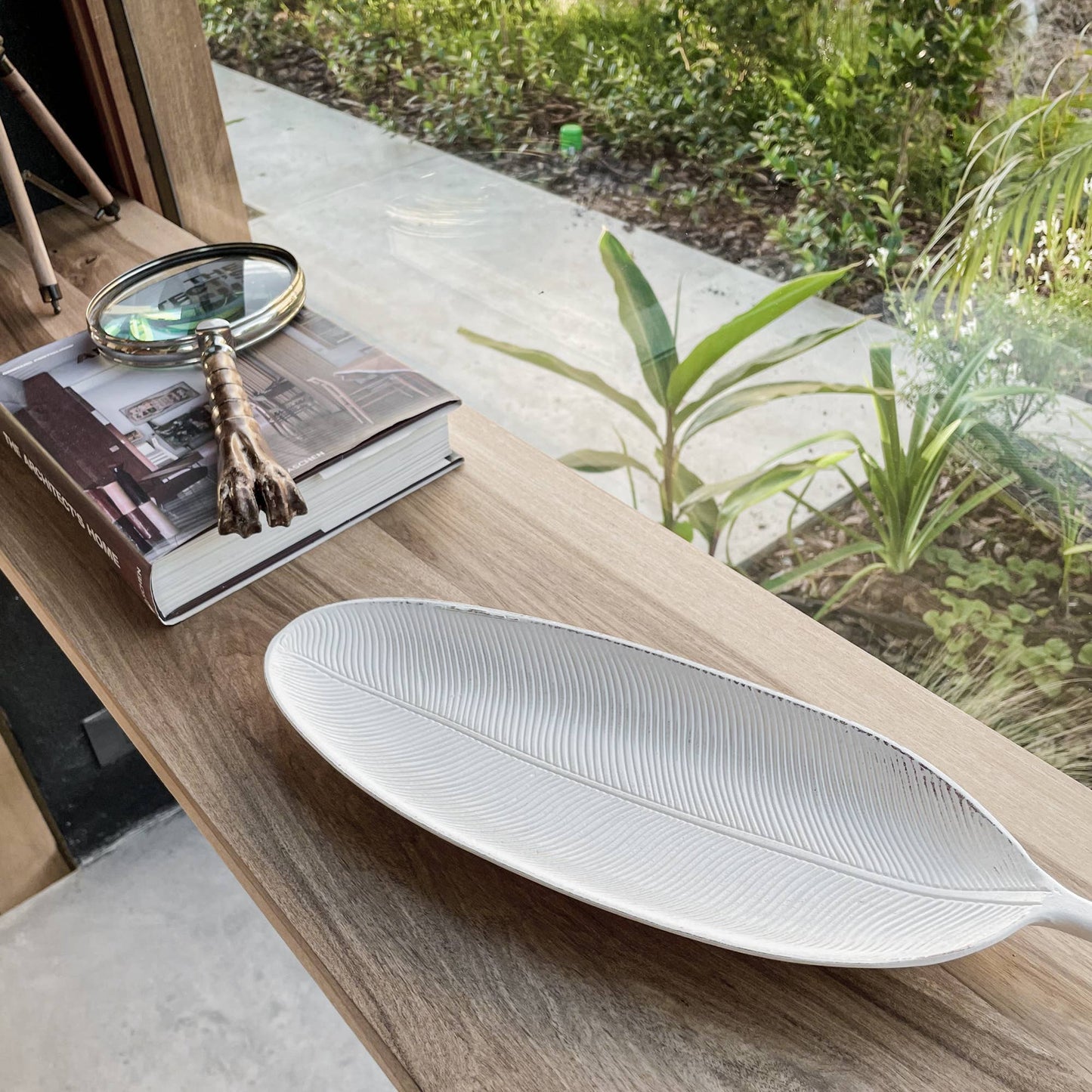 Long Leaf Wood Tray