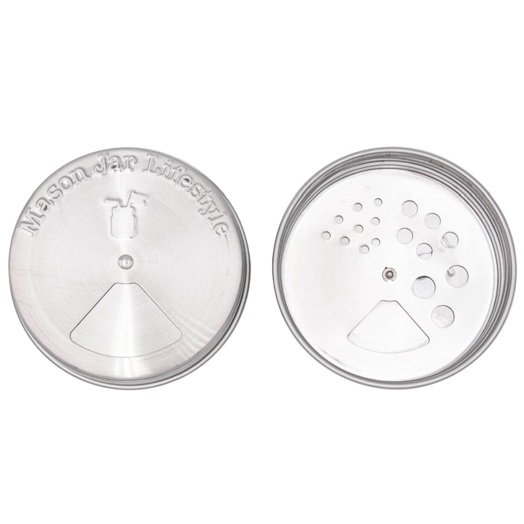 4 Pack Stainless Steel Spice Lids