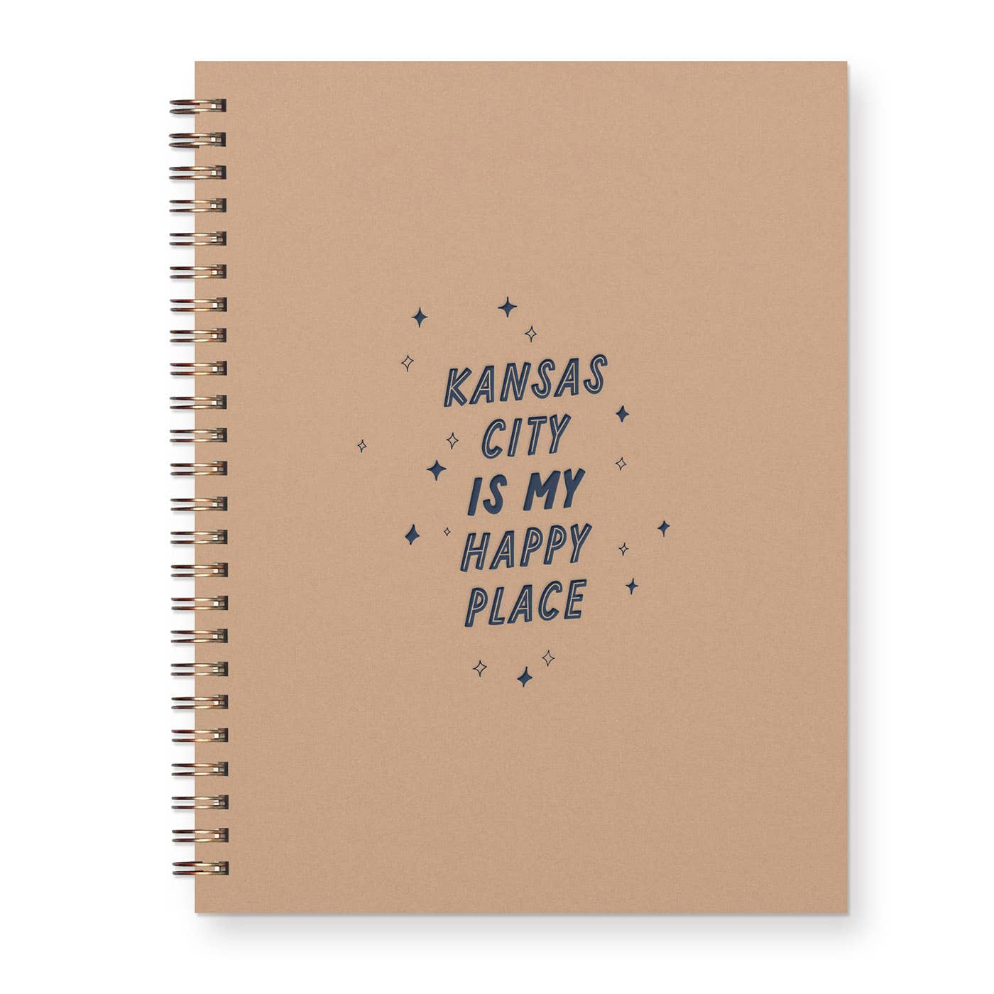 Custom City Happy Place Journal: Lined Notebook