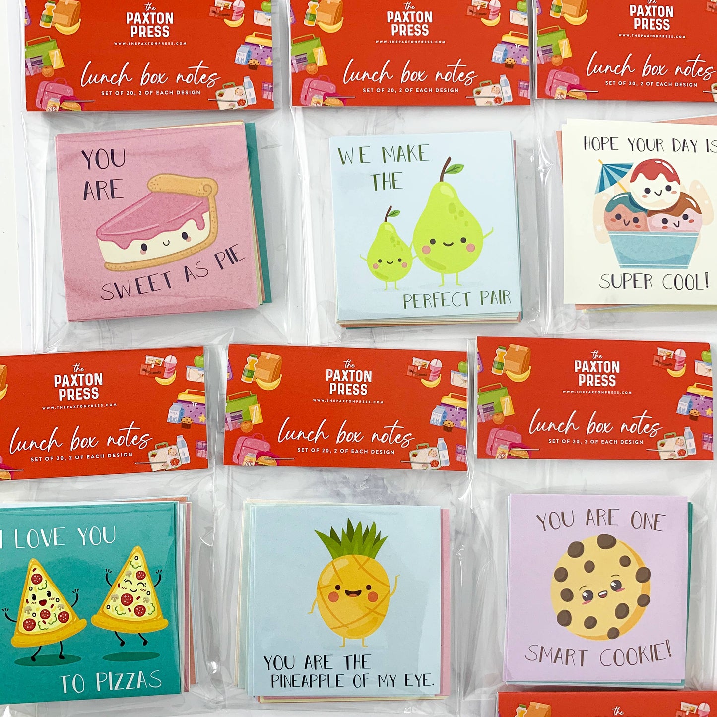 Lunch Box Notes - Cute Foods