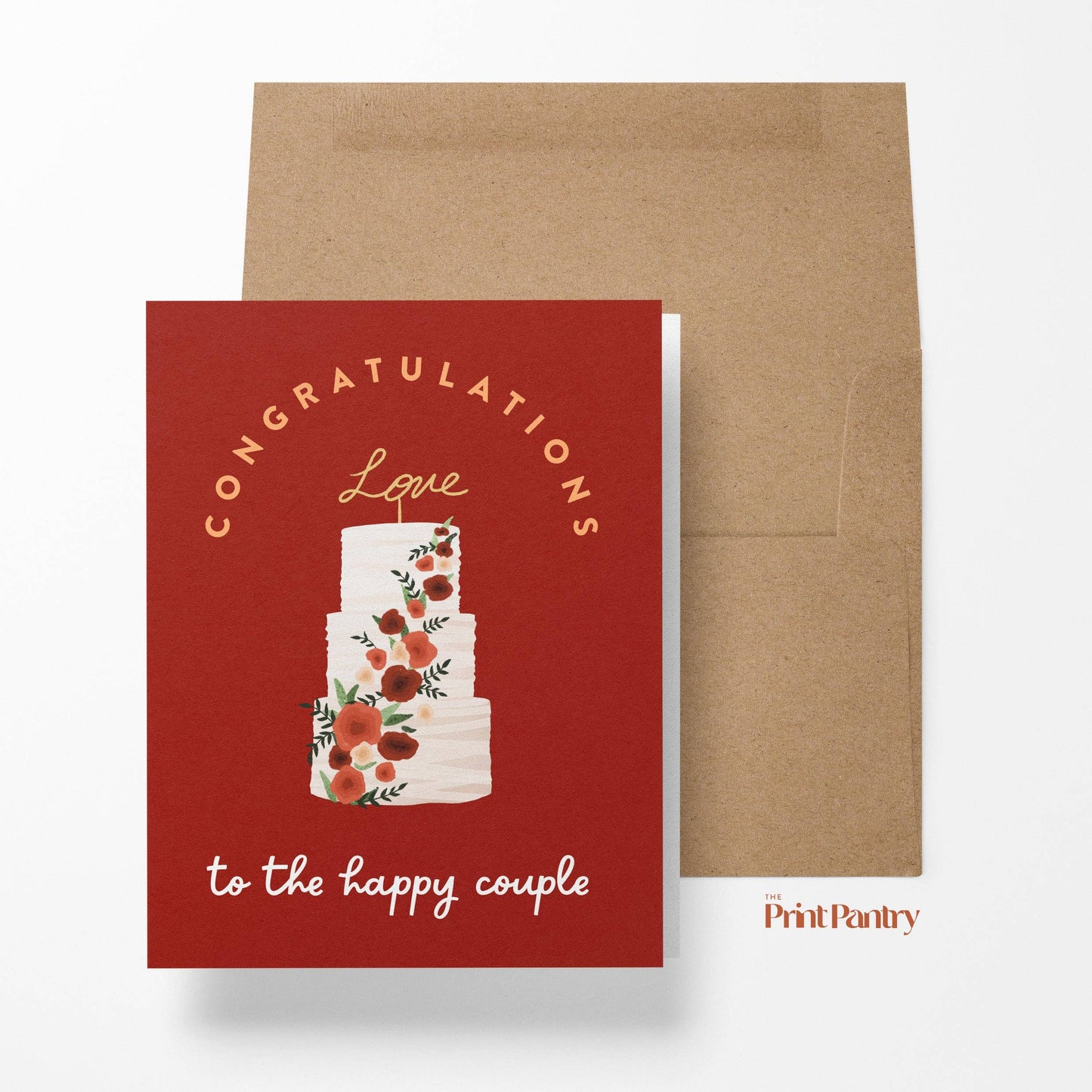 Congratulations to the Happy Couple Card