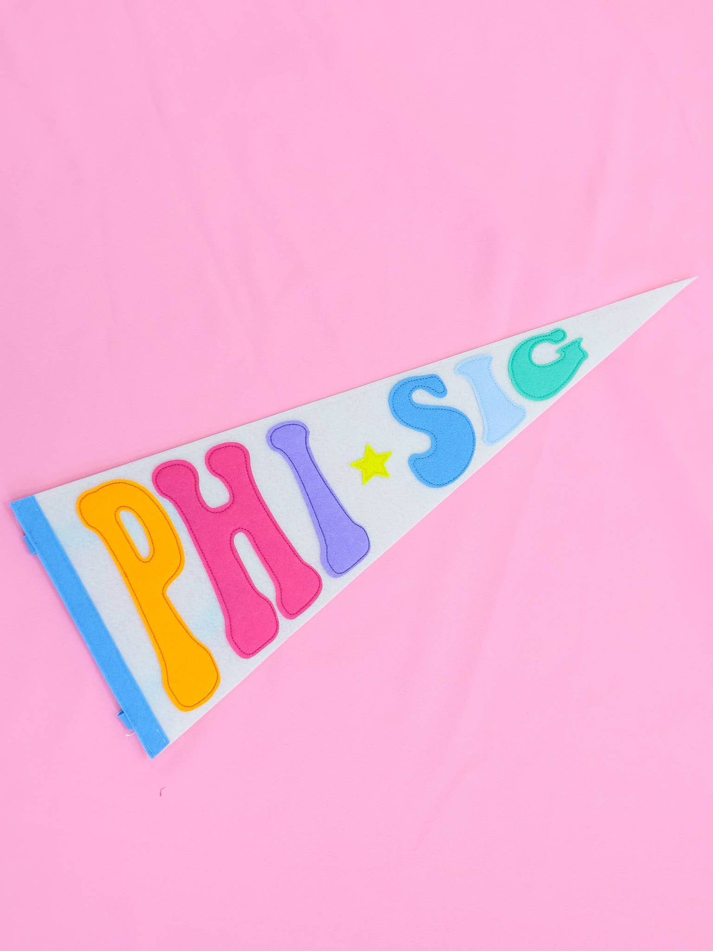 Sorority Rainbow Pennant Flag