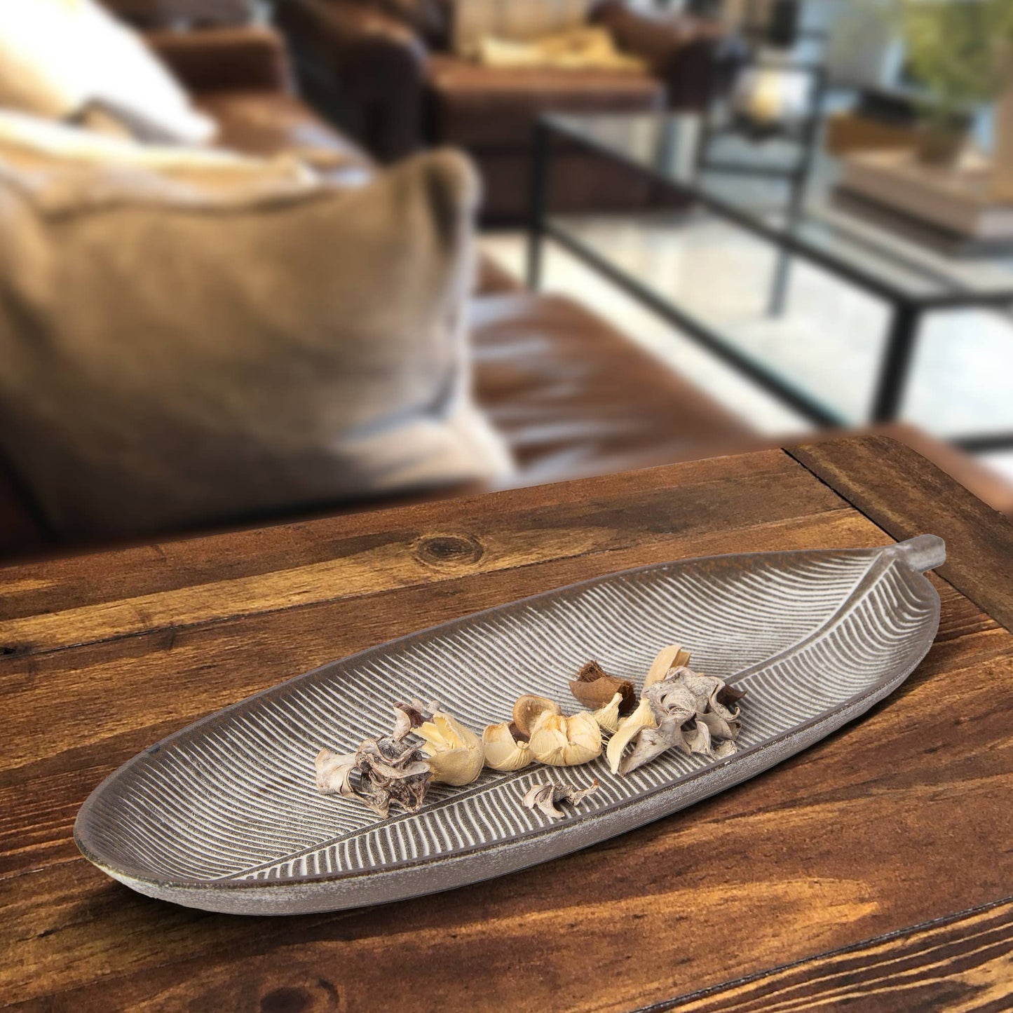 Long Leaf Wood Tray