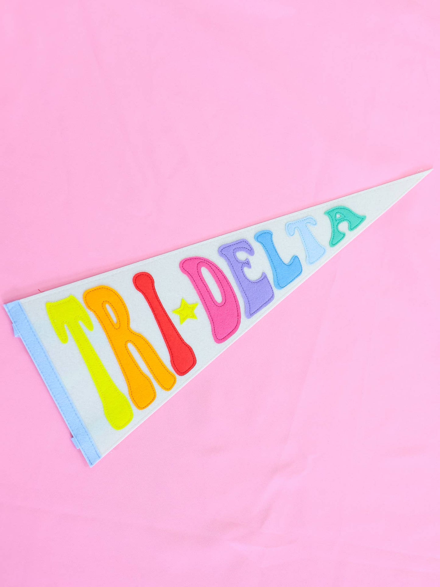 Sorority Rainbow Pennant Flag