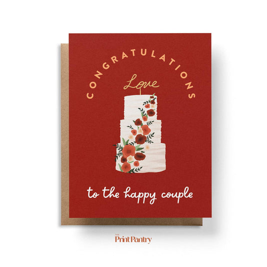 Congratulations to the Happy Couple Card