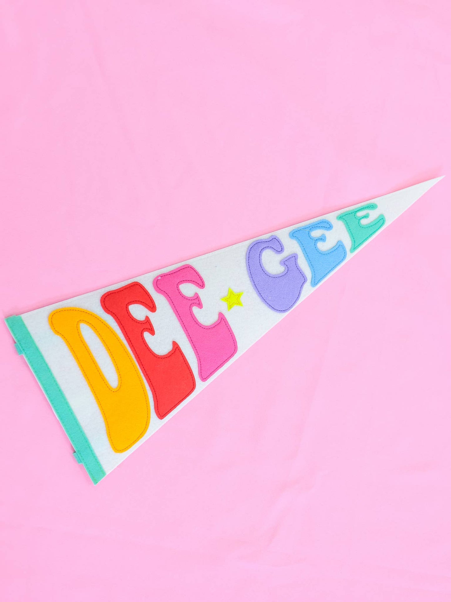 Sorority Rainbow Pennant Flag