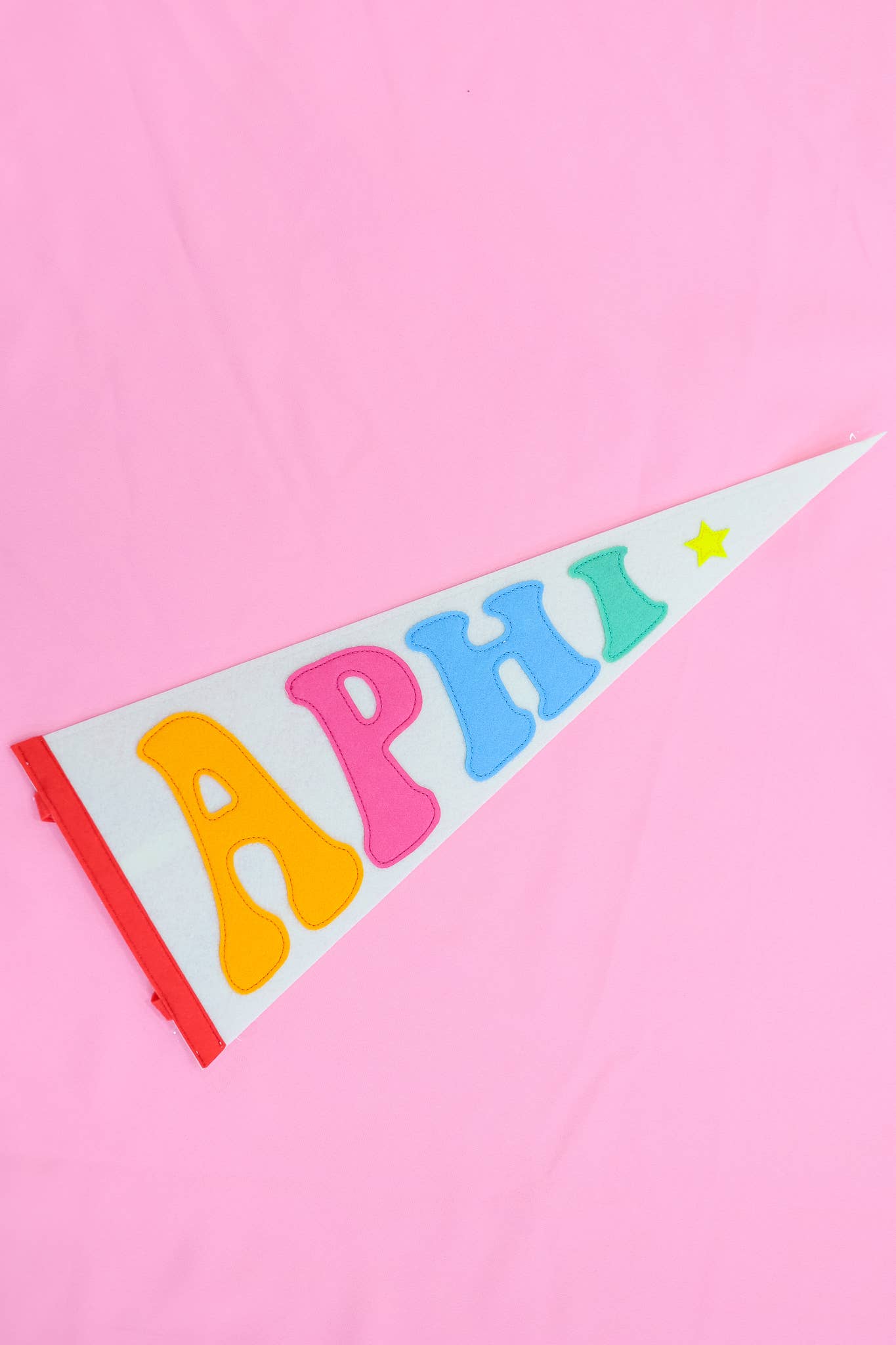 Sorority Rainbow Pennant Flag