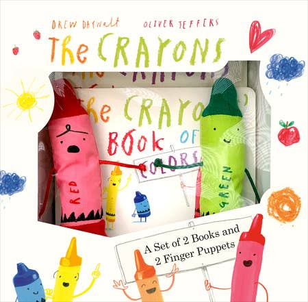 Crayons Bd Bks+Finger Puppets