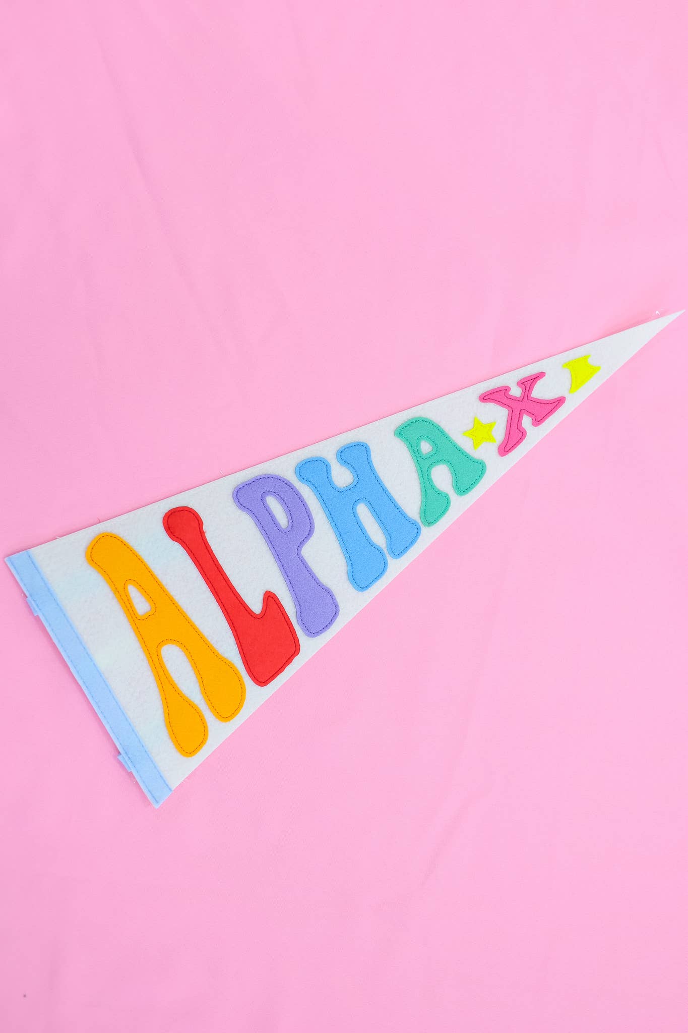 Sorority Rainbow Pennant Flag