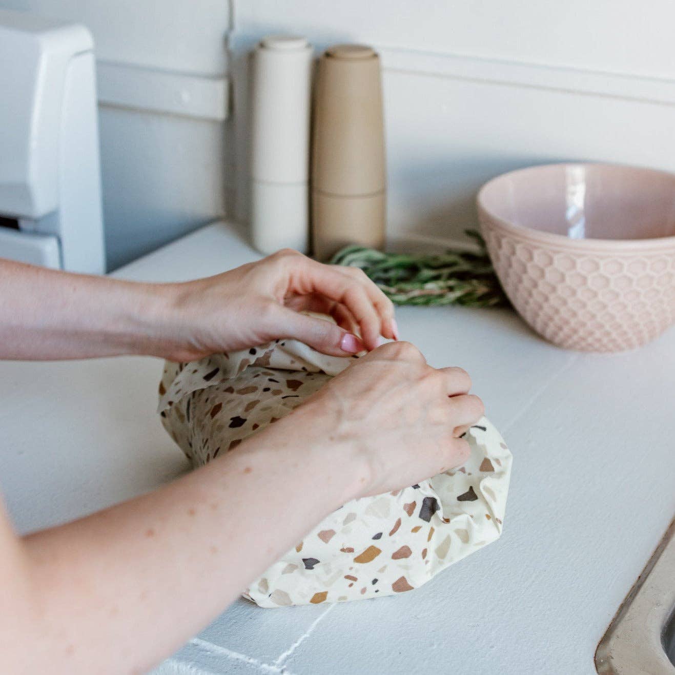 Beeswax Food Wraps: Terrazzo Extra Large