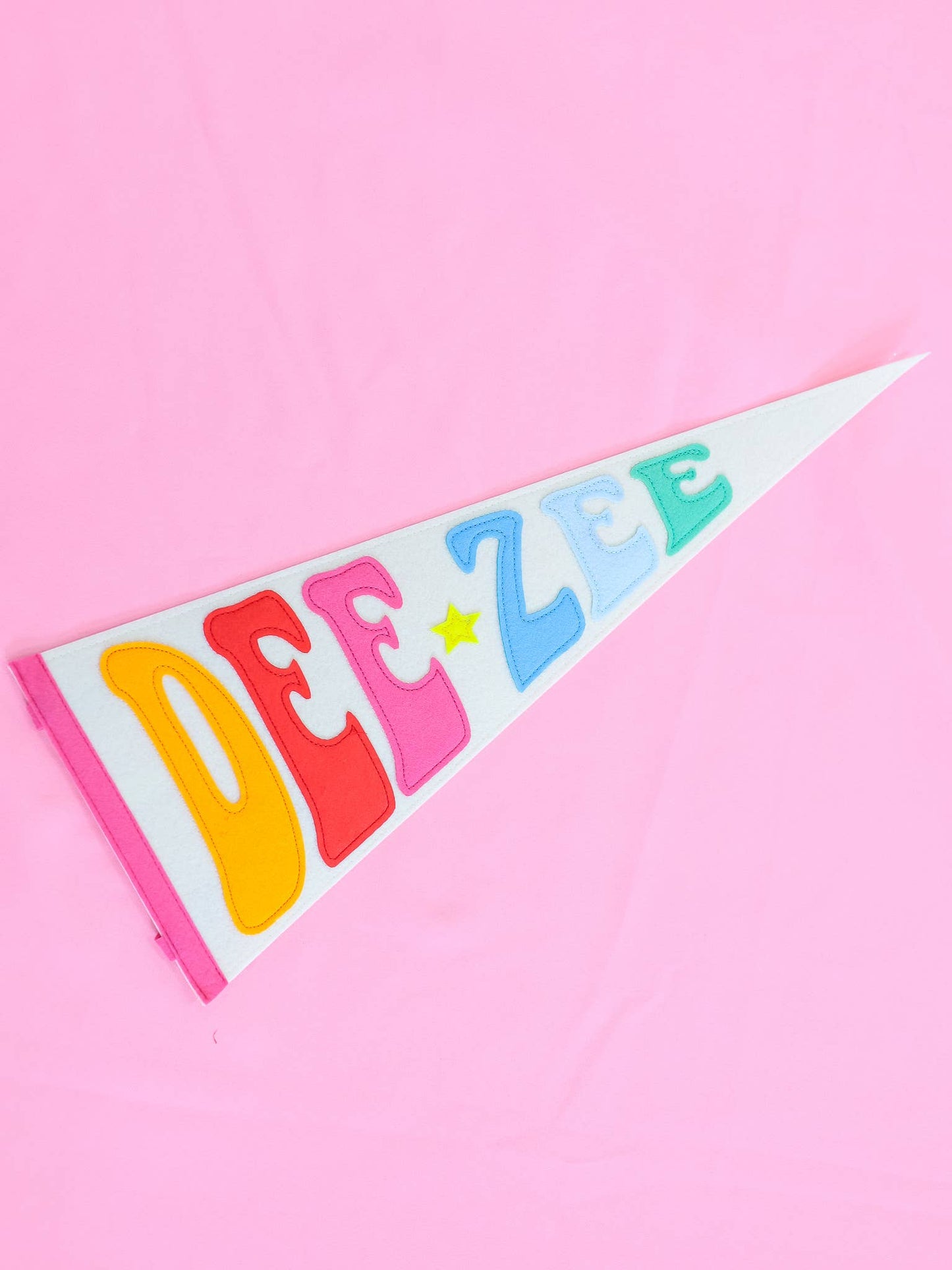 Sorority Rainbow Pennant Flag