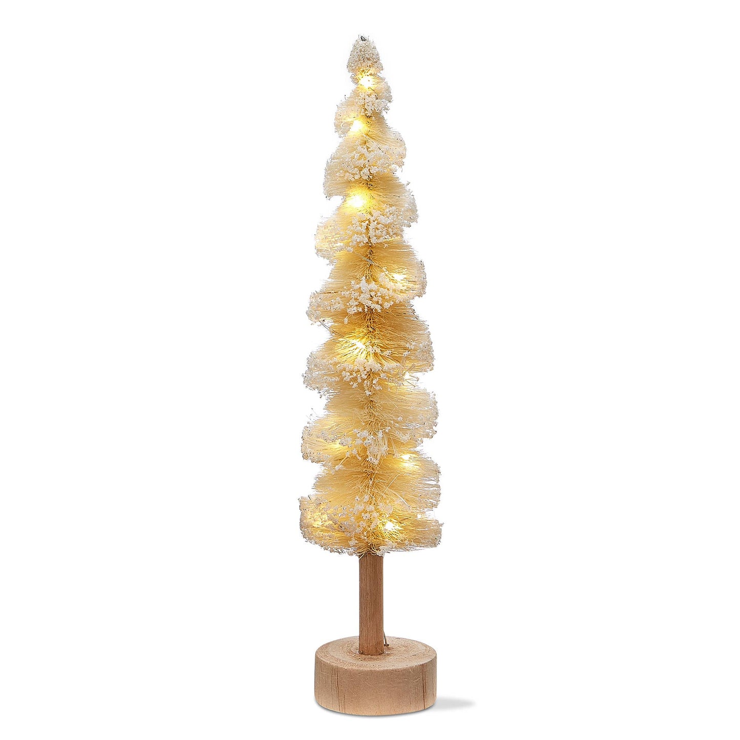 Snowtipped Spiral Sisal Tree Small - Natural