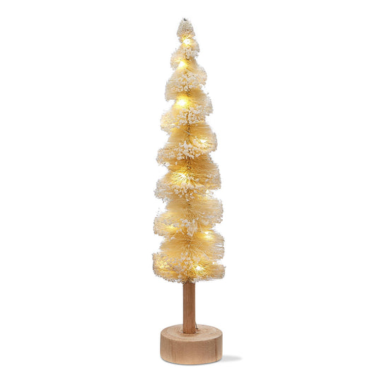 Snowtipped Spiral Sisal Tree Small - Natural