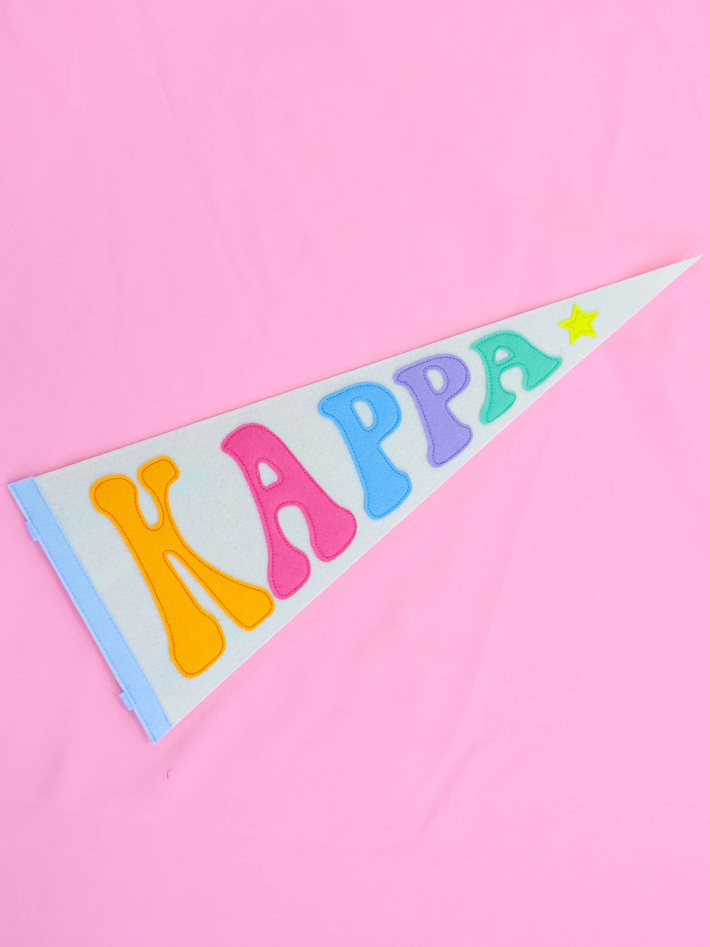 Sorority Rainbow Pennant Flag