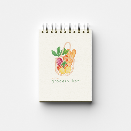 My Little Grocery List Jotter