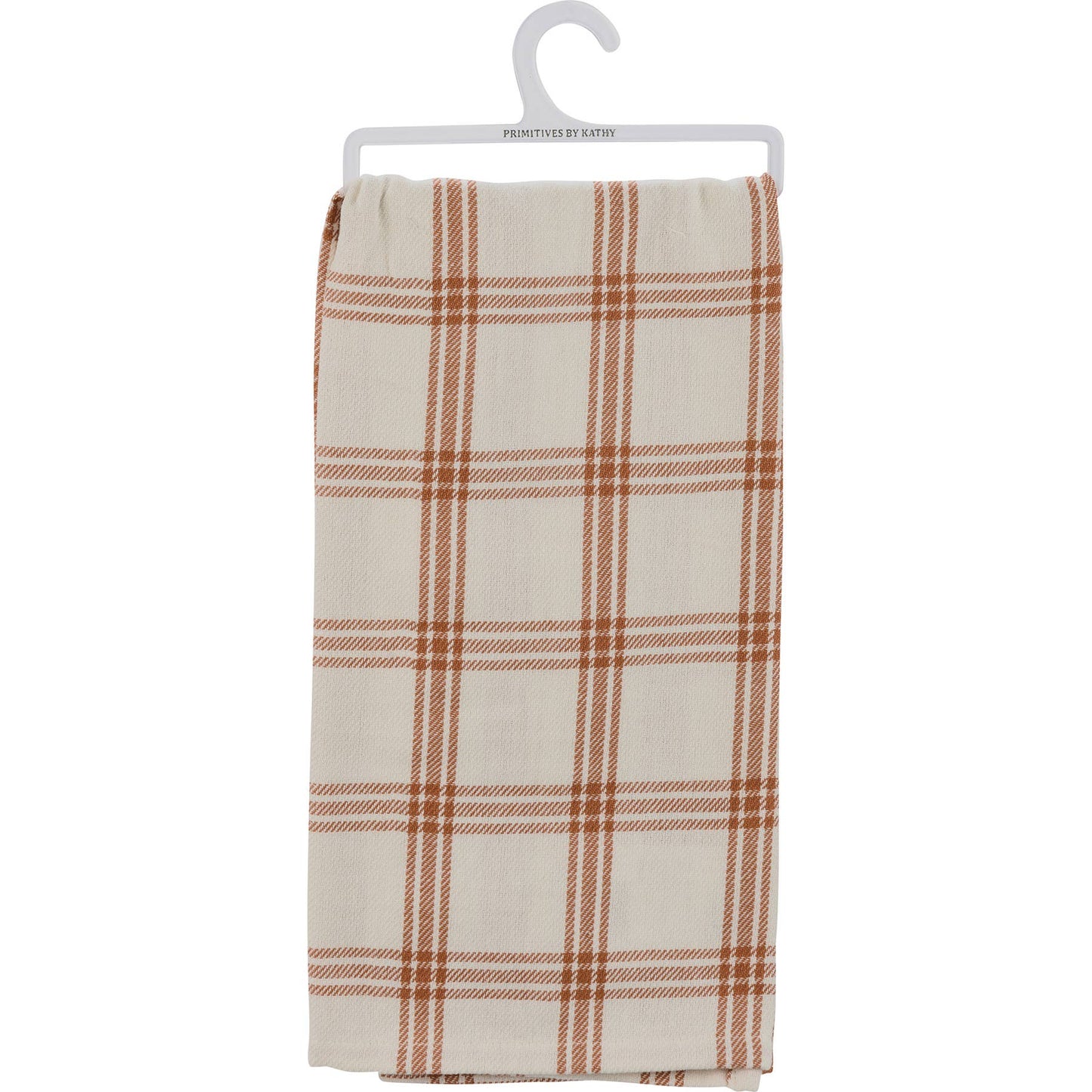 Thankful Grateful Blessed Plaid Kitchen Towel