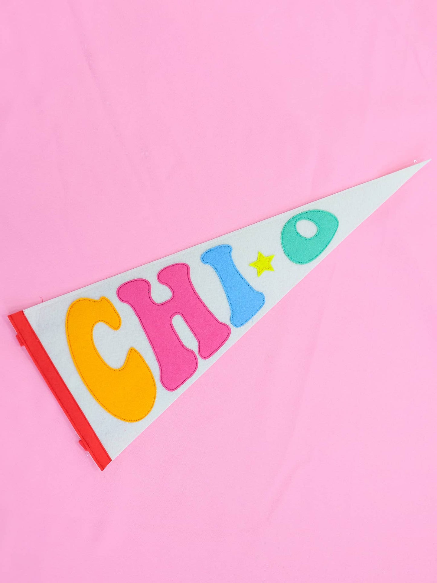 Sorority Rainbow Pennant Flag