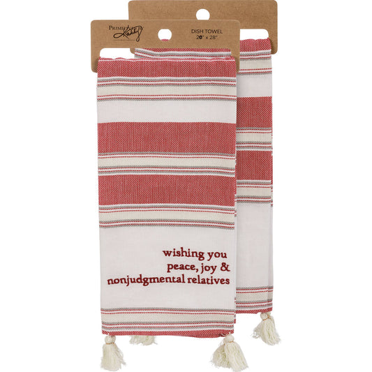 Wishing Nonjudgmental Relatives Kitchen Towel