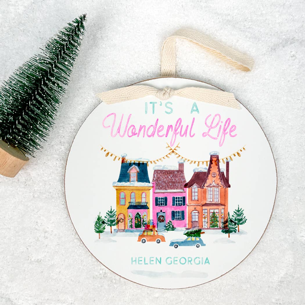 Greenwood It's A Wonderful Life Christmas Ornament