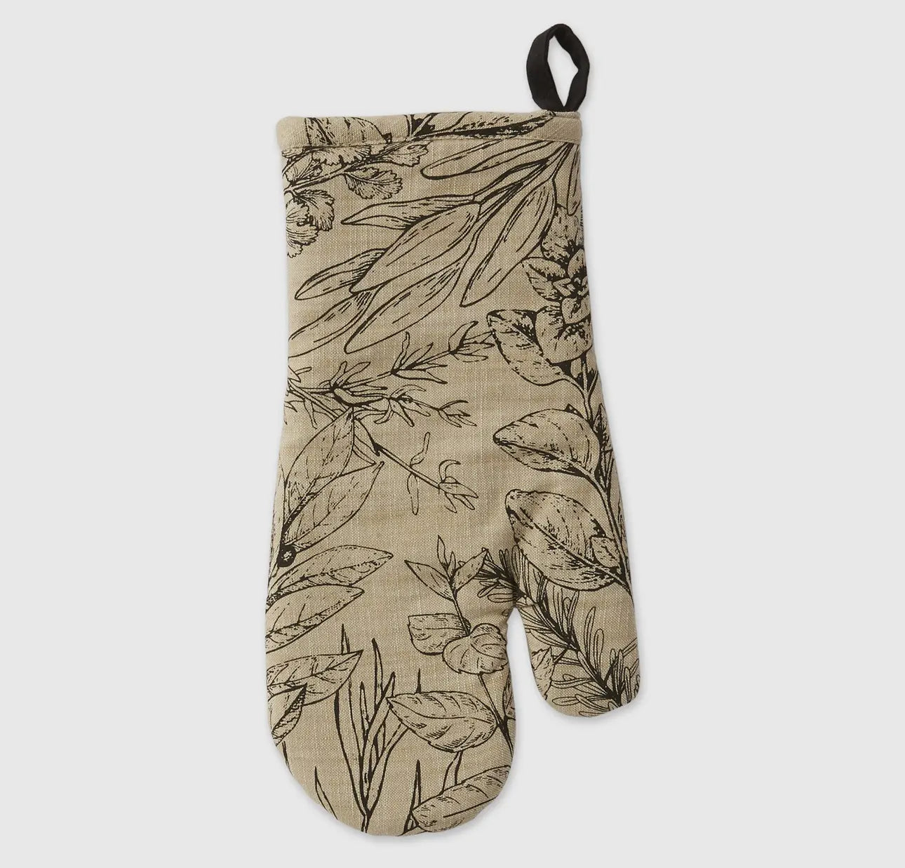 Fresh Herbs Printed Oven Mitt