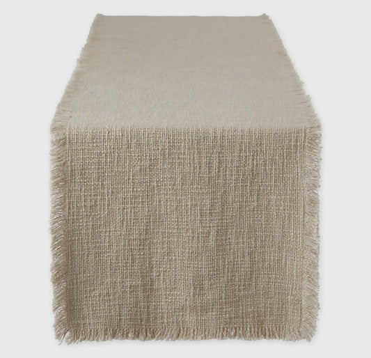 Chino Fringe Table Runner