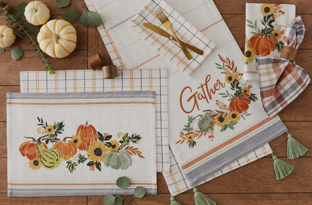 Autumn Afternoon Plaid Napkin