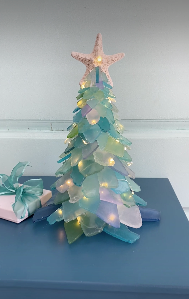 DIY Workshop: Sea Glass Christmas Trees