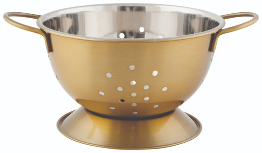 Stainless Steel Gold Colander Small