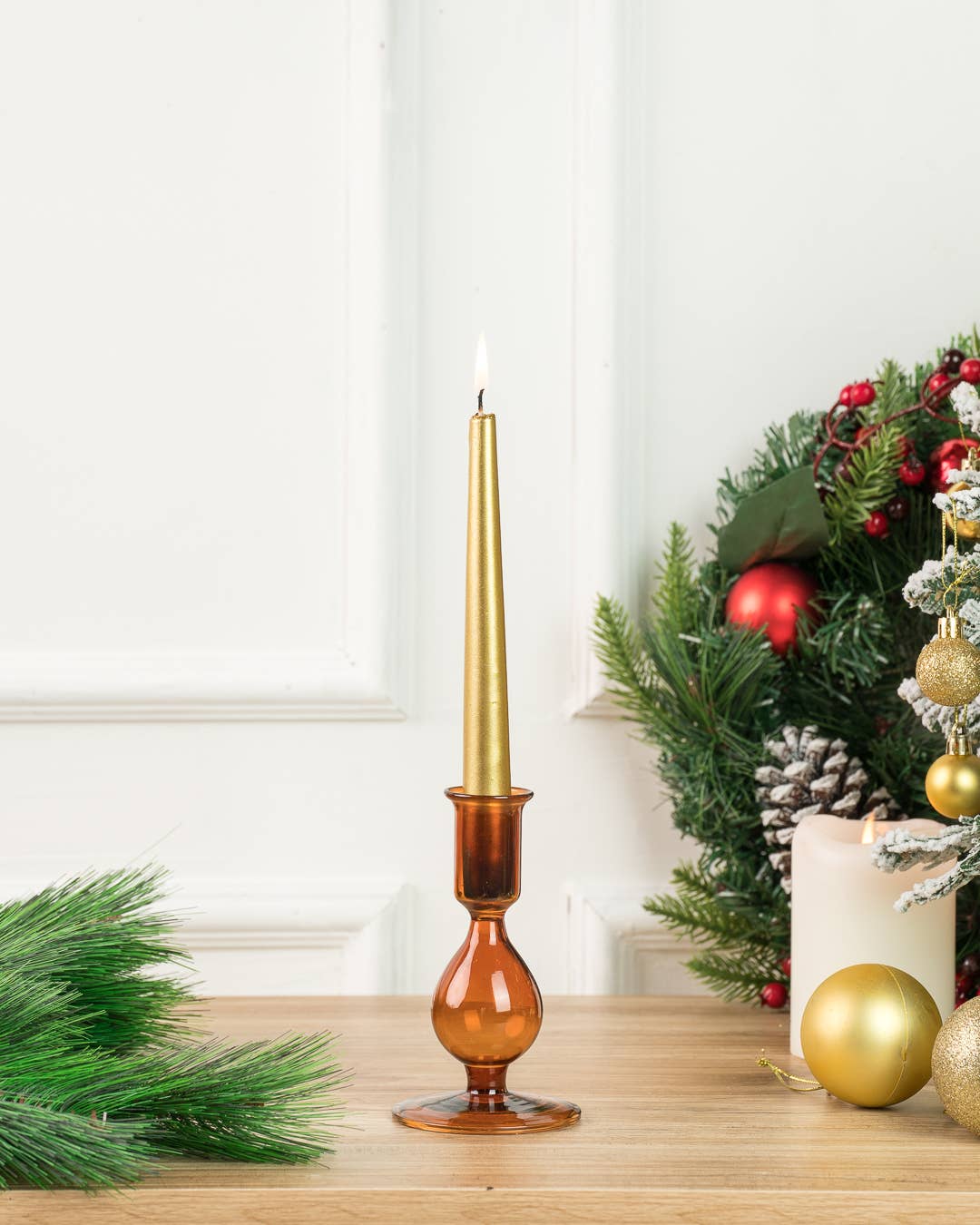 Carina Candleholder Amber