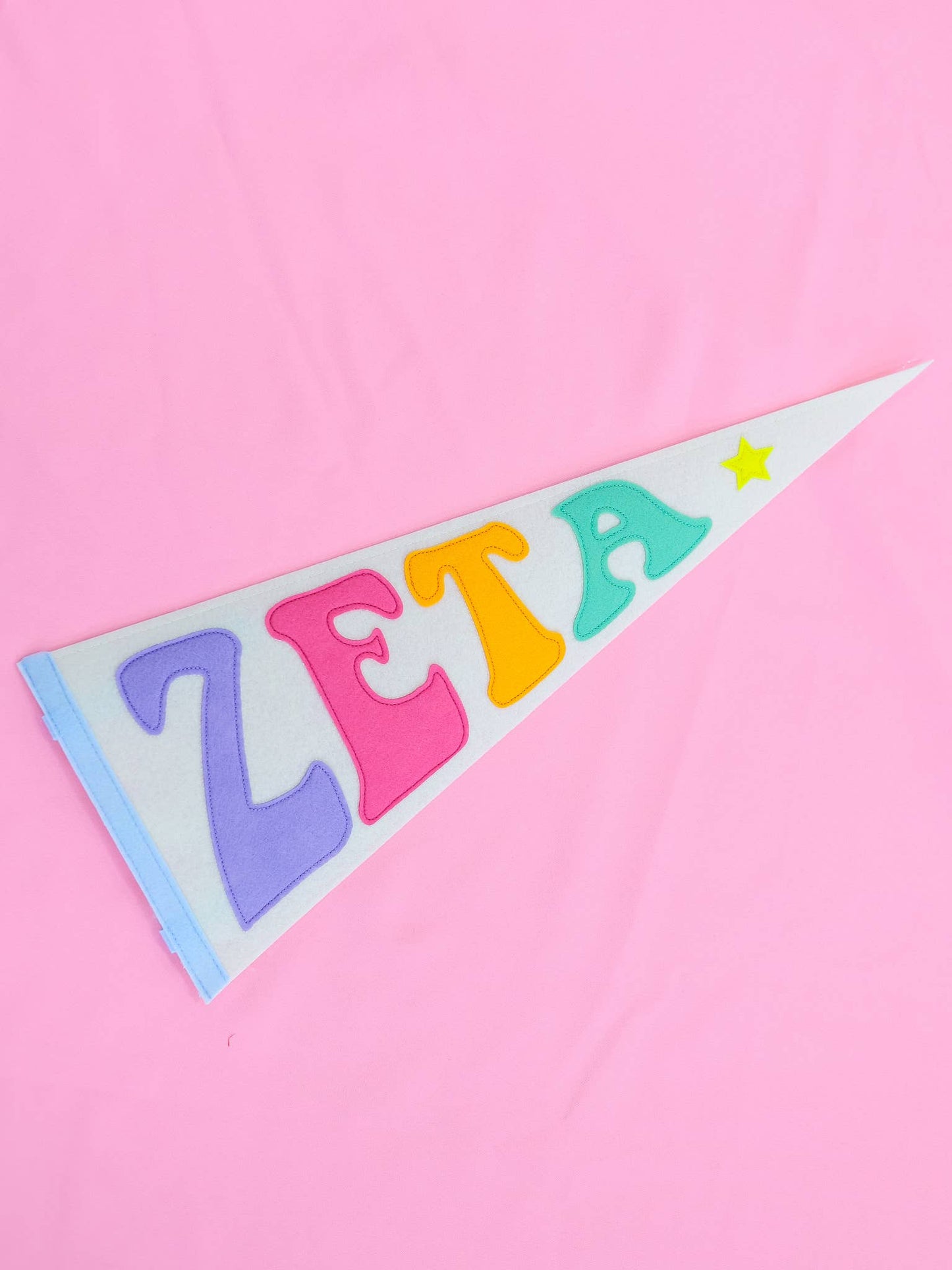 Sorority Rainbow Pennant Flag