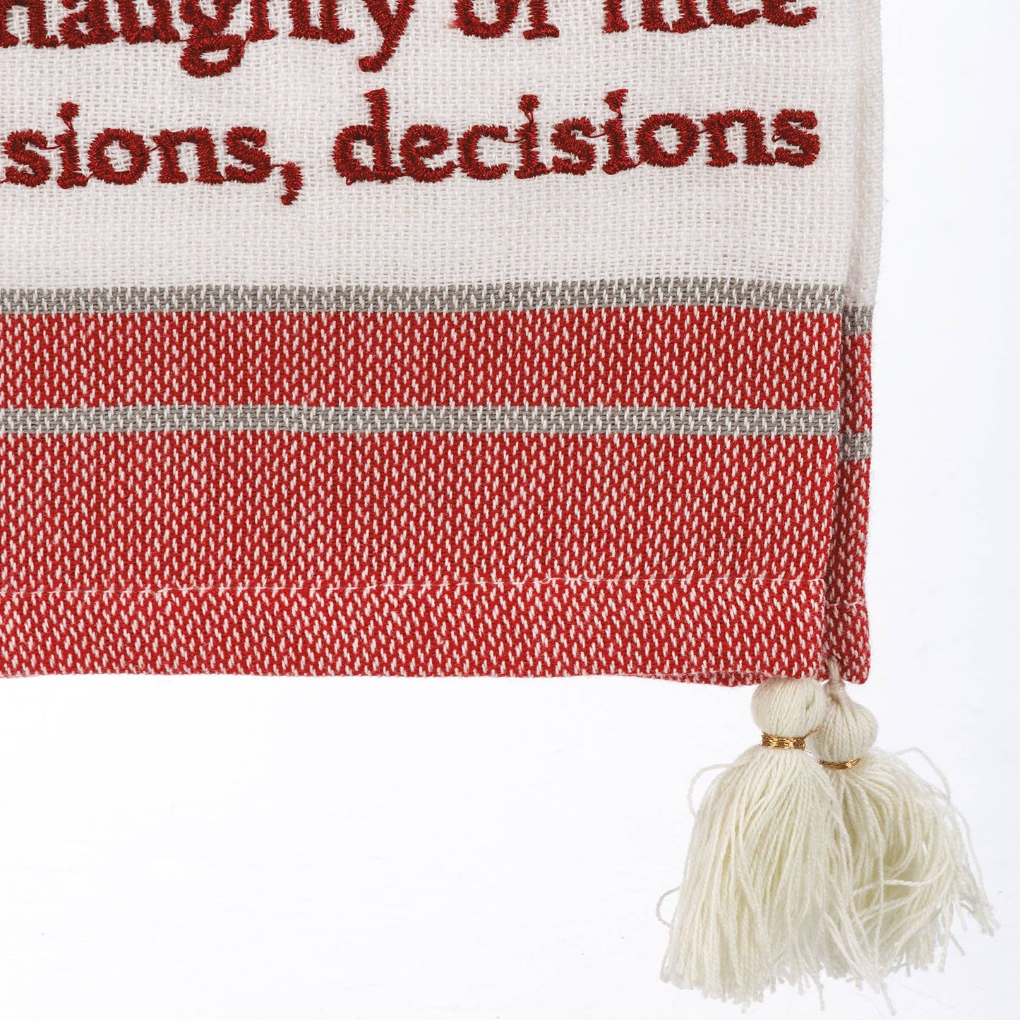 Naughty Or Nice Decisions Kitchen Towel