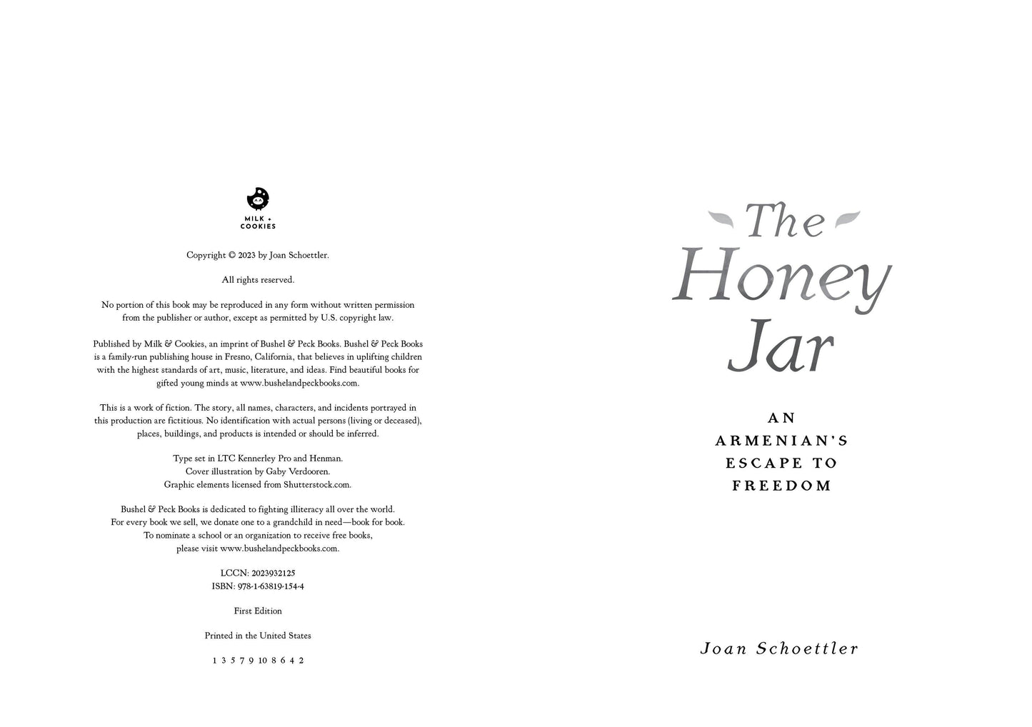 The Honey Jar: An Armenian's Escape the Freedom (Kids Novel)