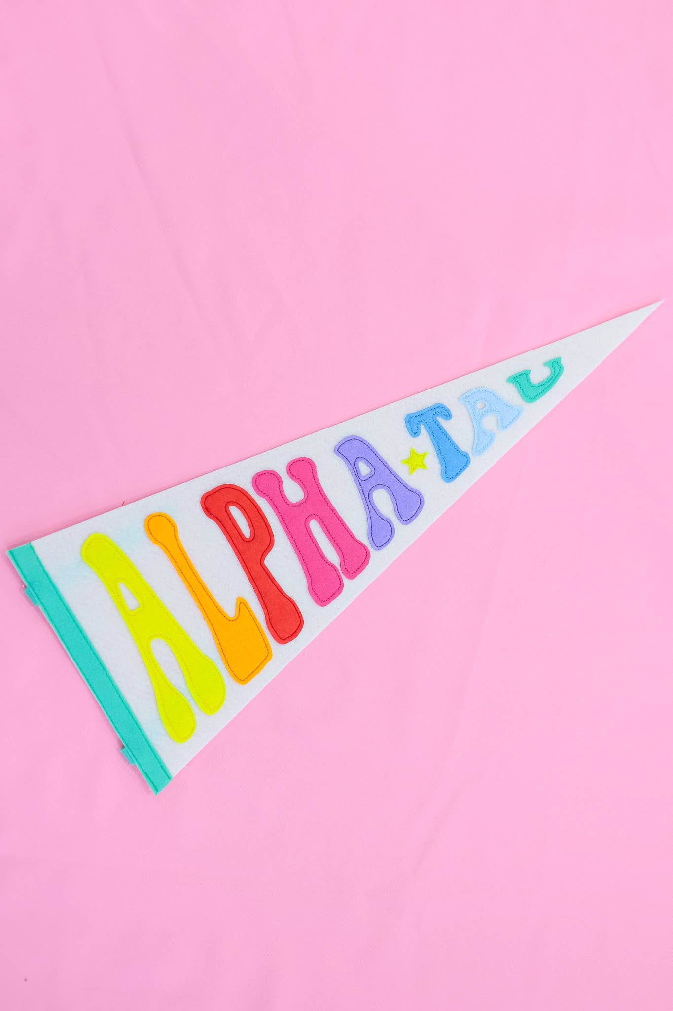 Sorority Rainbow Pennant Flag