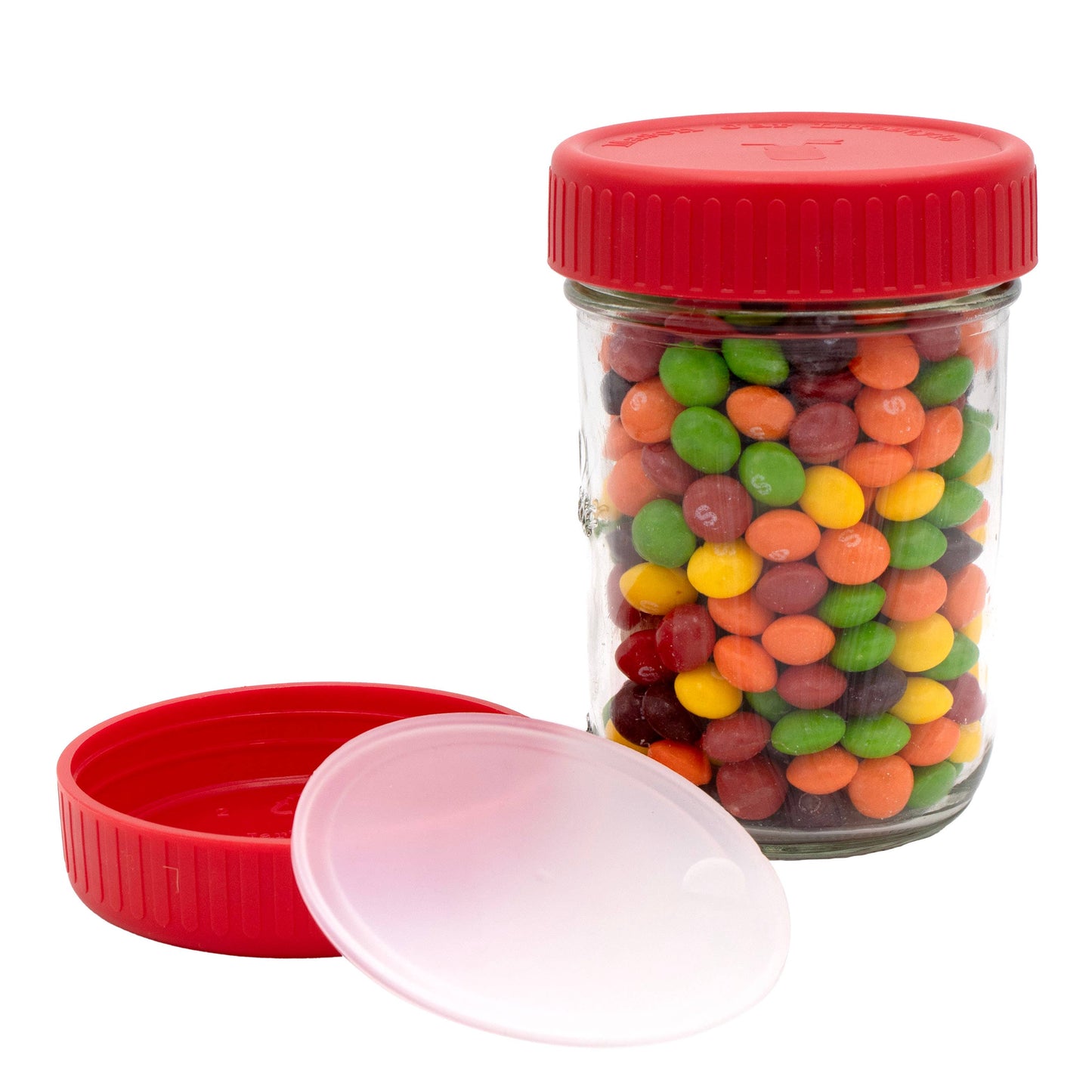 MJL Leak Proof Plastic Storage Lids for Mason Jars