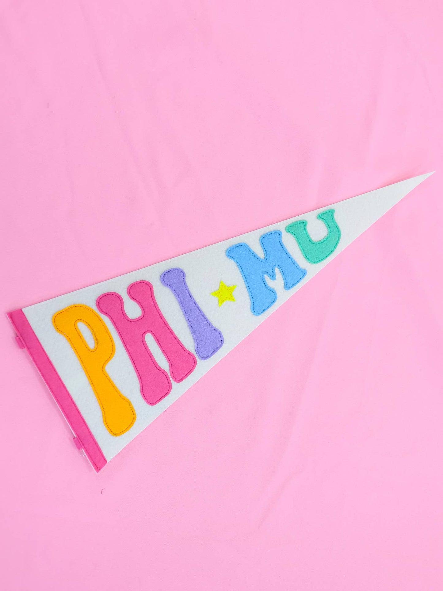 Sorority Rainbow Pennant Flag