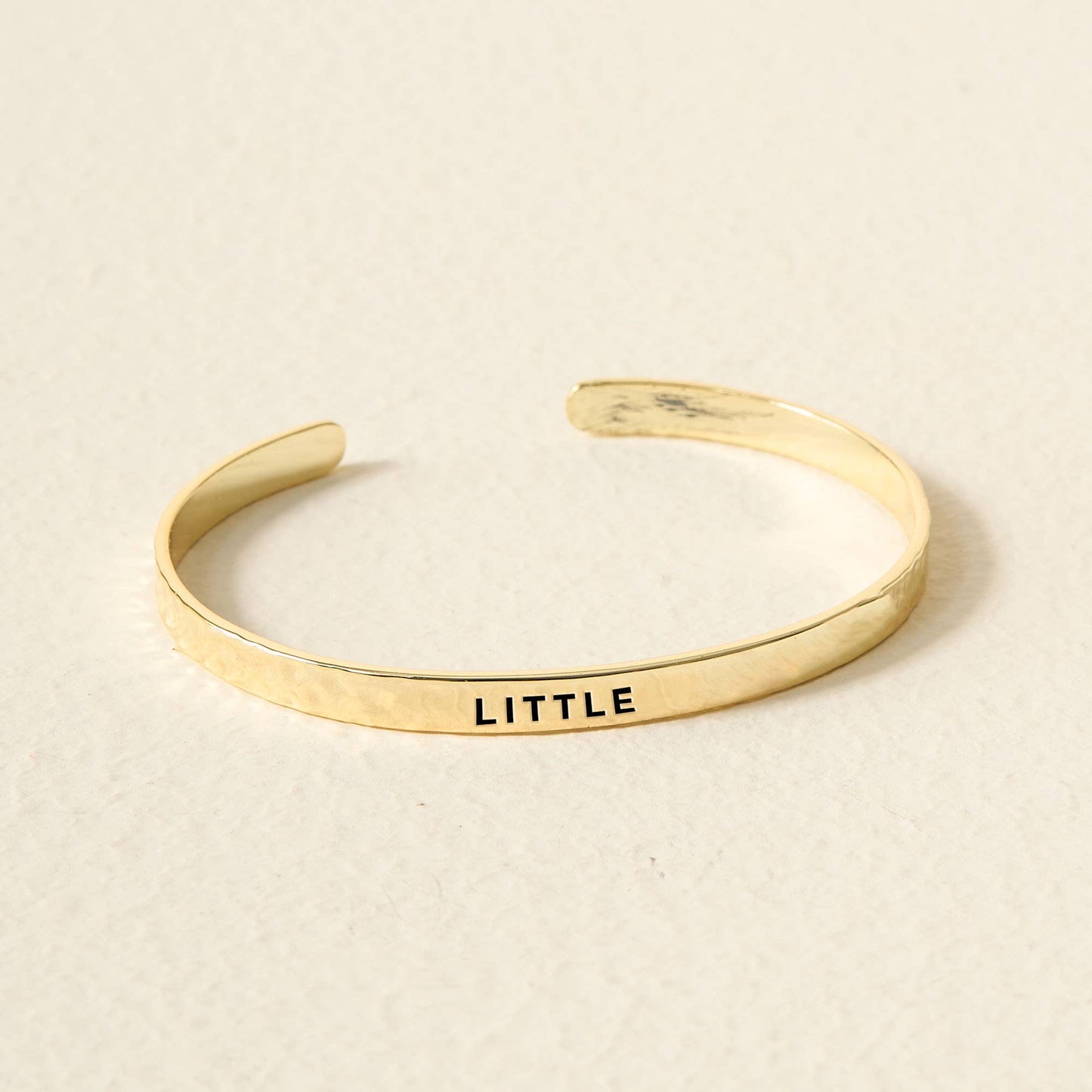 Sorority Collection- "LITTLE" Cuff - Gold