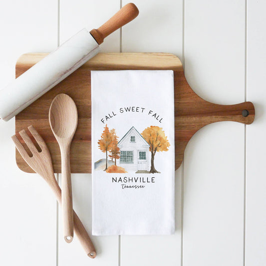 Fall Home Tea Towel - Greenwood, SC