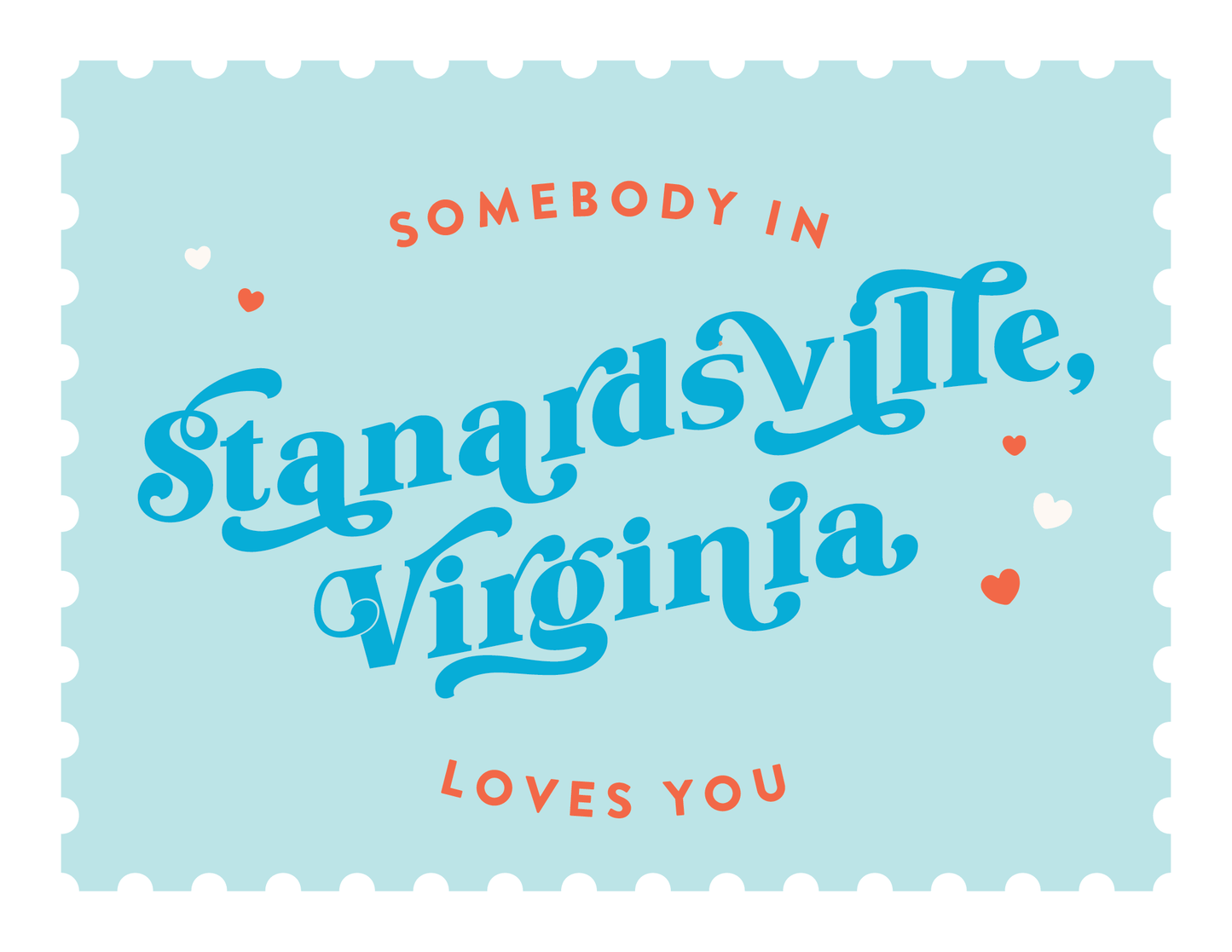 Custom City Greeting Card - Someone in "This City" loves you