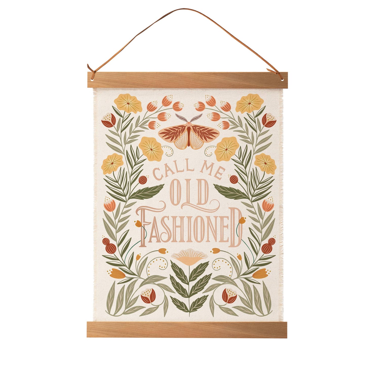 Jt Old Fashioned Canvas Wall Hanging