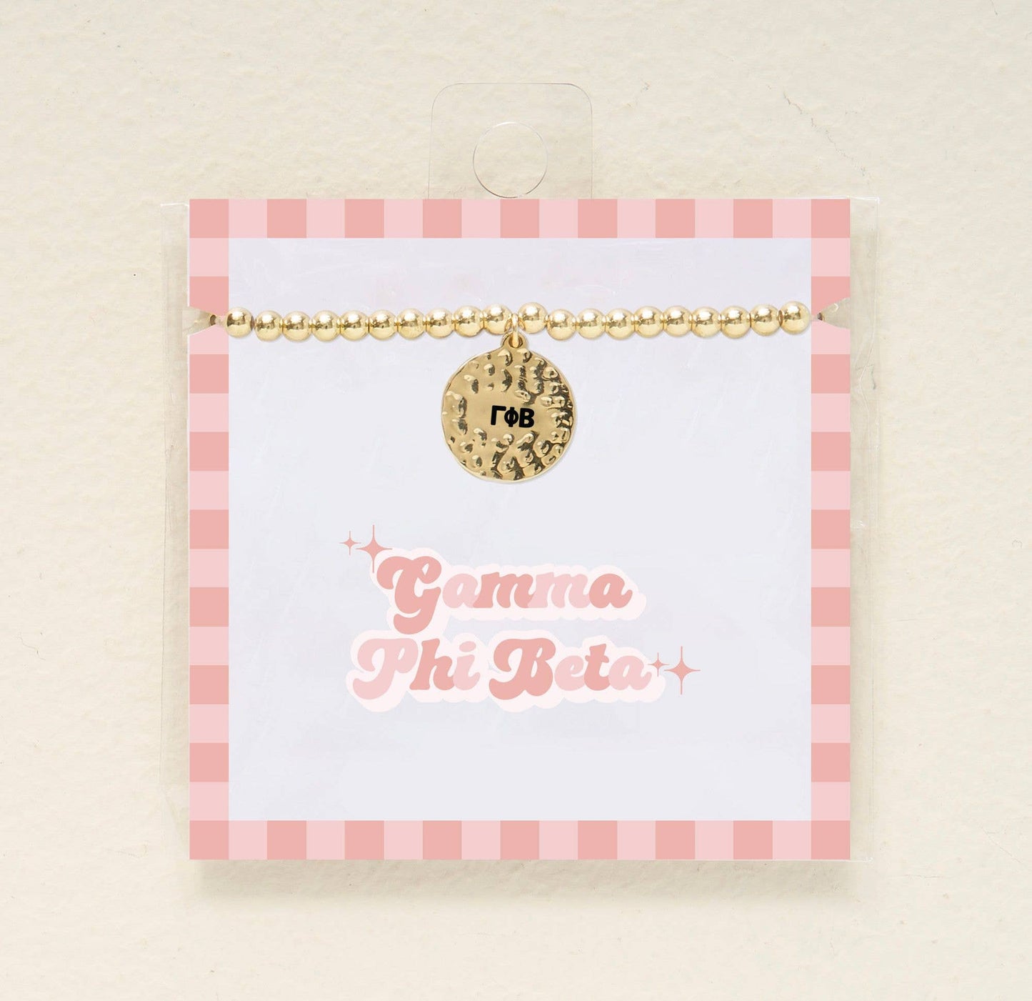 Sorority Charm Bracelet-Gold