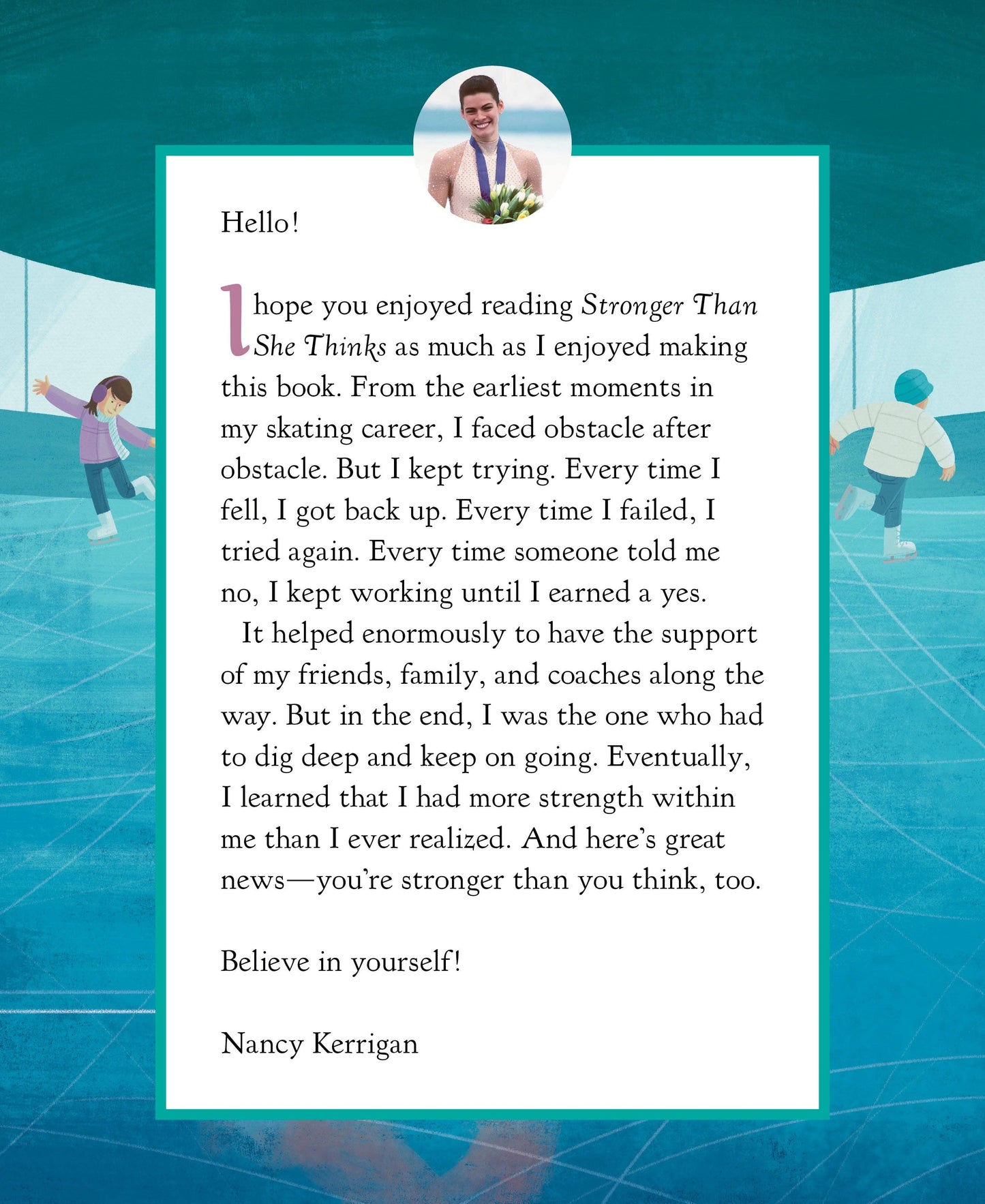 Stronger Than She Thinks by Nancy Kerrigan (Children's Book)