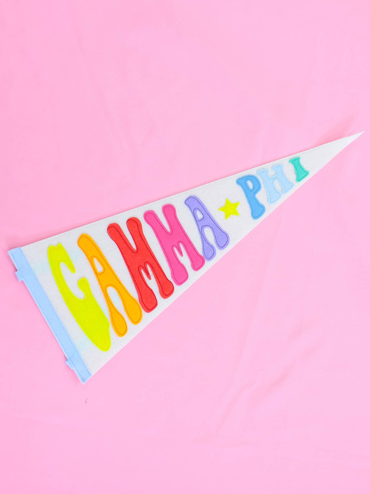 Sorority Rainbow Pennant Flag